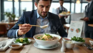 how to eat pho